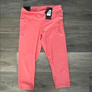 Under Armour Pink Compression Crop Leggings